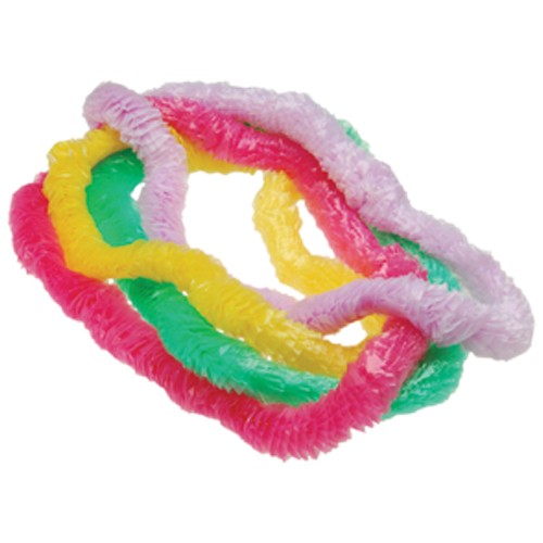 Solid Color Leis<br>1 dozen